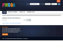 Tablet Screenshot of pmgoa.com